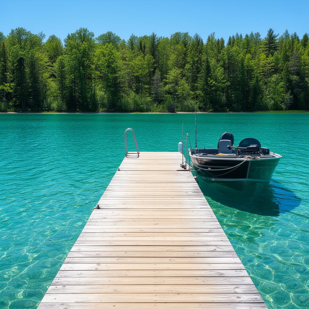 The dock at Pineridge