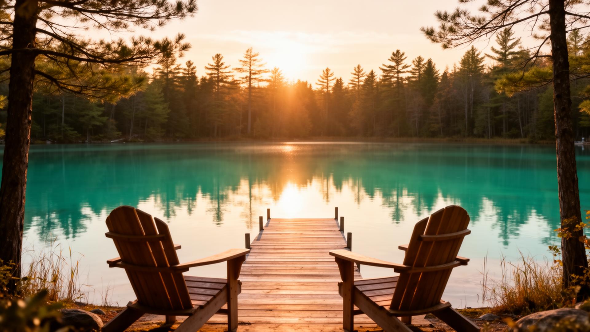Sunrise on Deer Lake